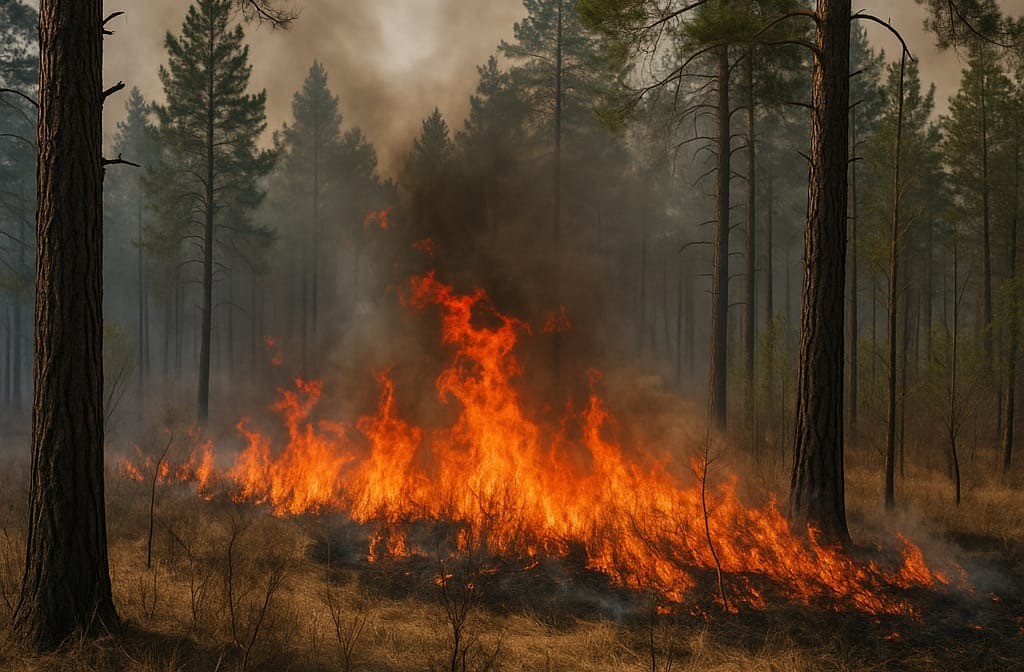 На Карагандинскую область надвигается жара: о рисках пожаров предупреждают спасатели