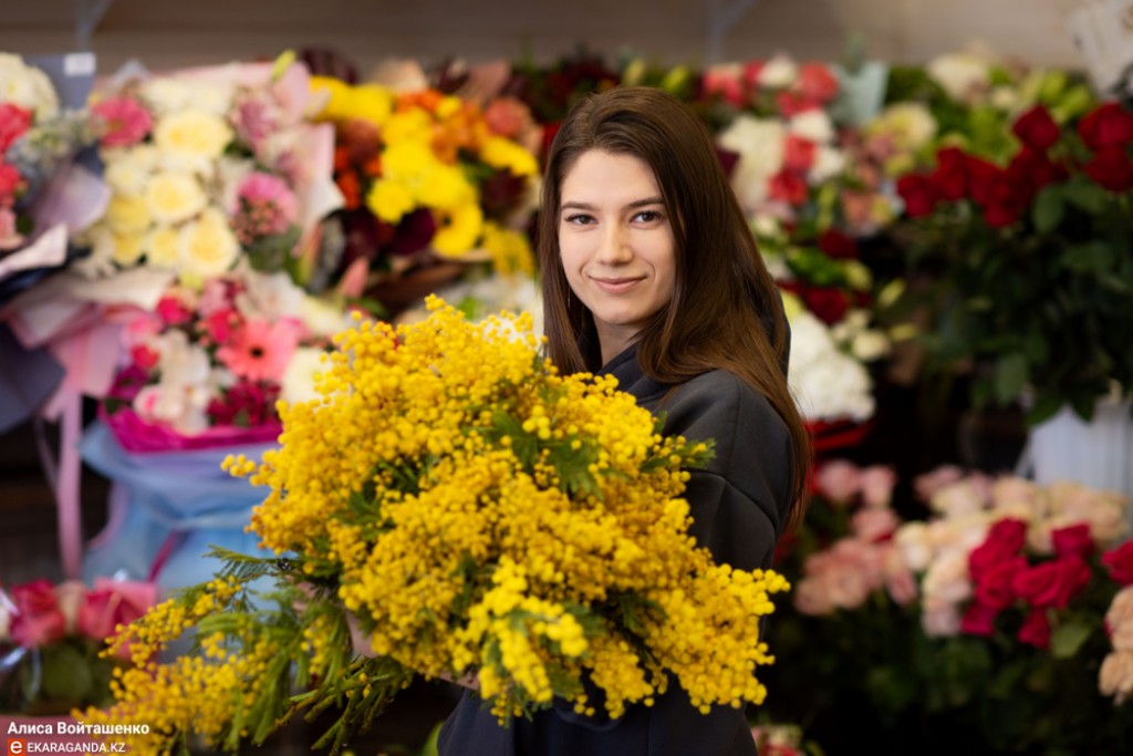 Весенний фоторепортаж к 8 Марта в Караганде