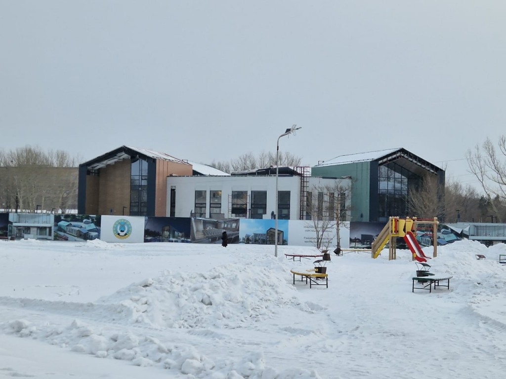 В Караганде почти достроили Дворец школьников в 23-м микрорайоне
