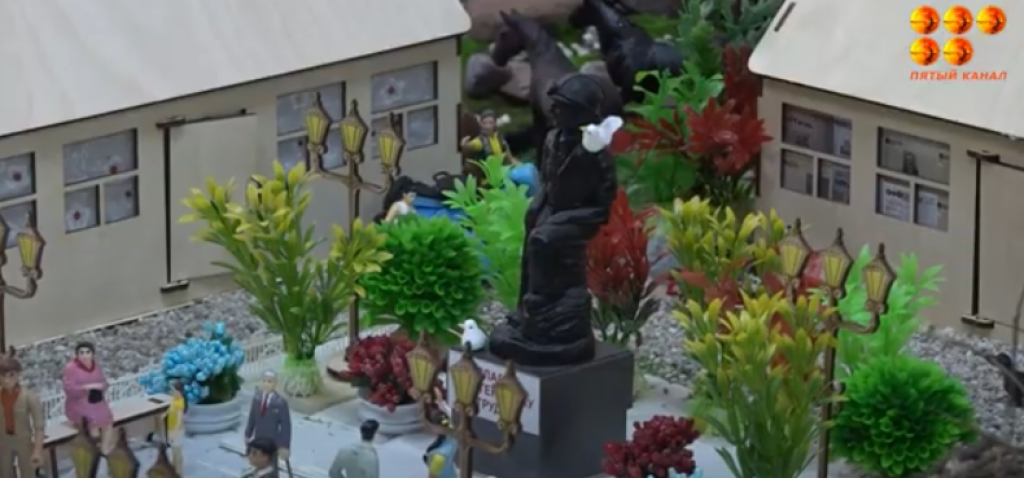 Новую инсталляцию подготовили к Дню Шахтера