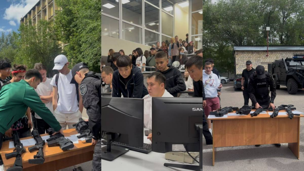 В Караганде прошел День открытых дверей в управлении полиции