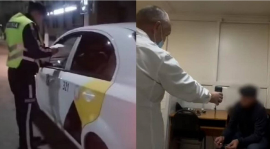 Пьяного таксиста задержали в Караганде