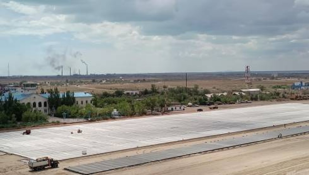 В аэропорту Балхаша продолжается ремонт рулежной дорожки