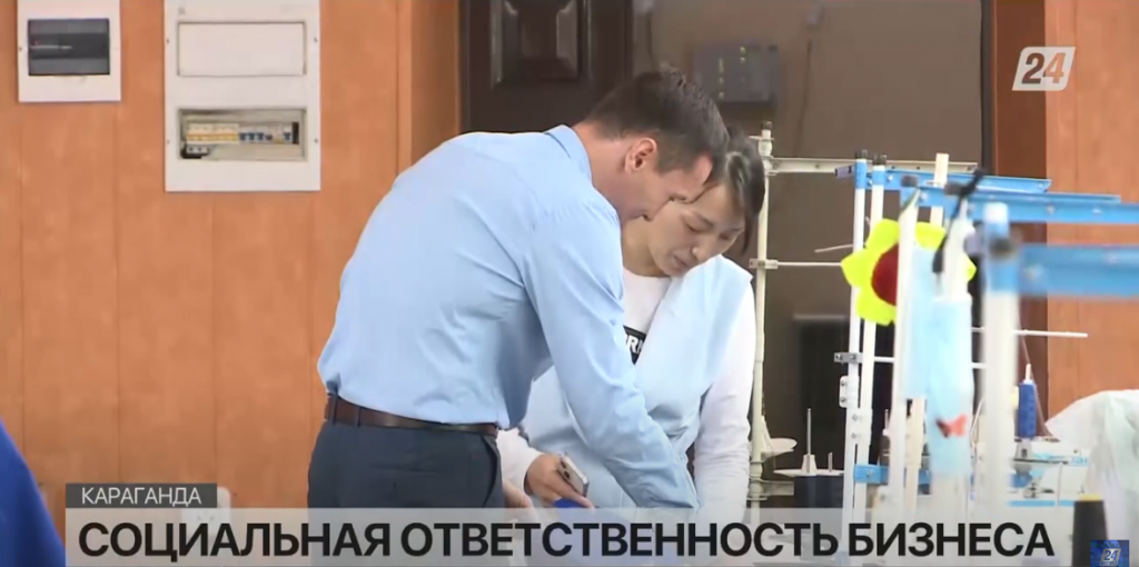 Производство спецкресел для детей с диагнозом ДЦП развивают в Караганде