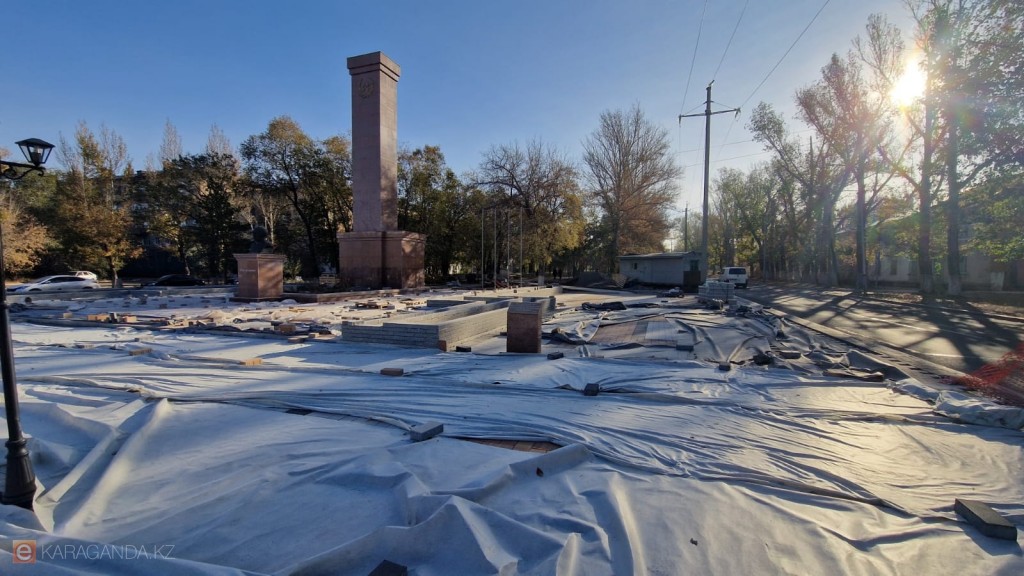 В Караганде затянулась реконструкция аллеи имени Тусупа Кузембаева
