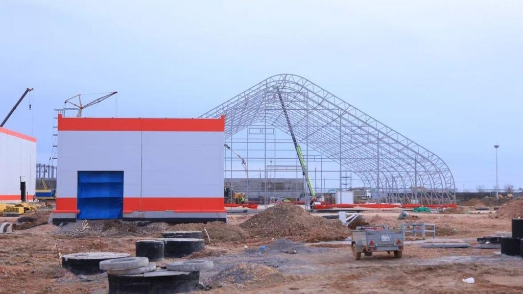 Саран қаласында шағын өнеркәсіптік аймақ салынуда