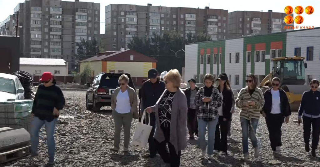 Страсти на улице Таттимбета возникли из-за строящейся к зданию школы дороги