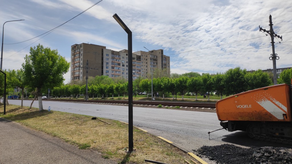 Теміртауда орташа жөндеумен төрт жарым шақырым жол қамтылады