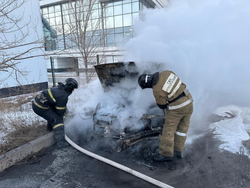 С начала зимы в Карагандинской области сгорело 48 автомобилей