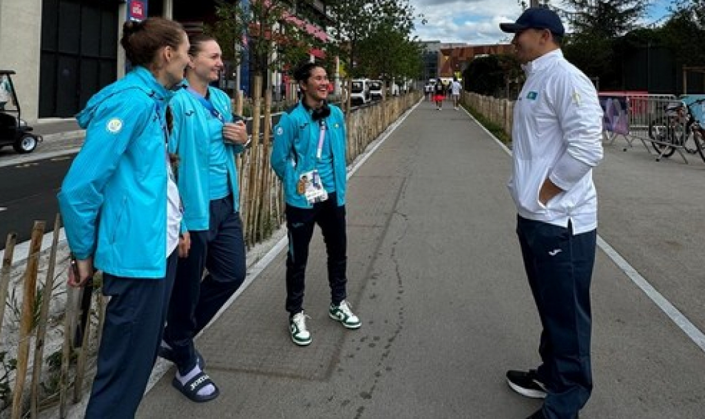 Головкин встретился со сборной Казахстана по боксу перед Олимпиадой