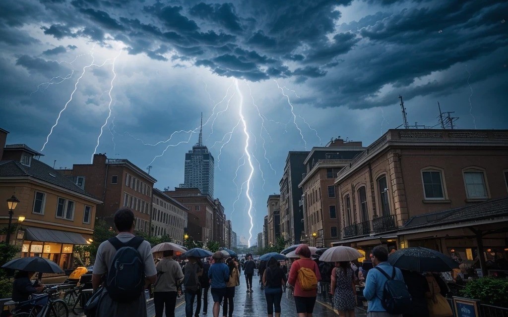 Сегодня в Карагандинской области ожидаются грозы и град