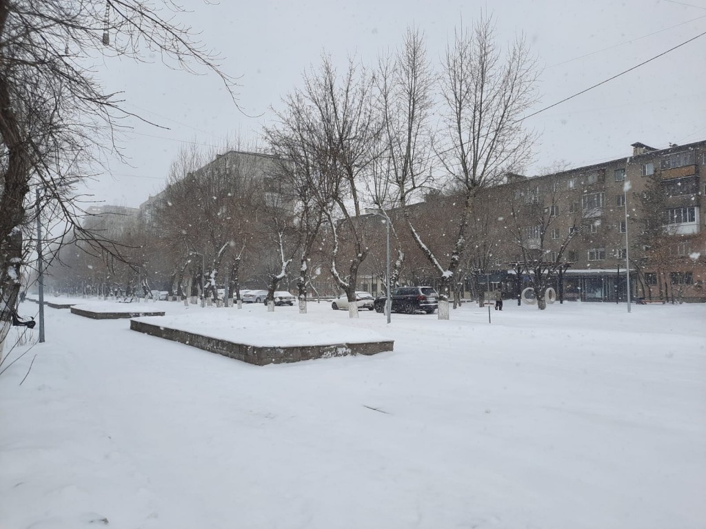 «Я не договорила!»: зима вернулась в Караганду