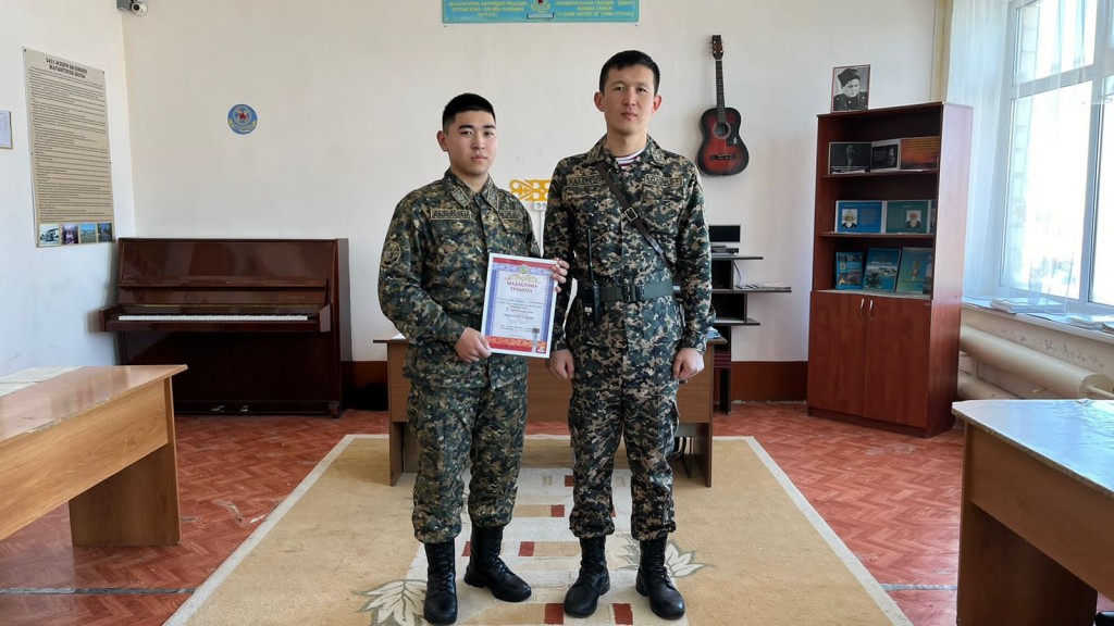 Чемпион Азии по карате прибыл на службу в карагандинскую часть Национальной гвардии