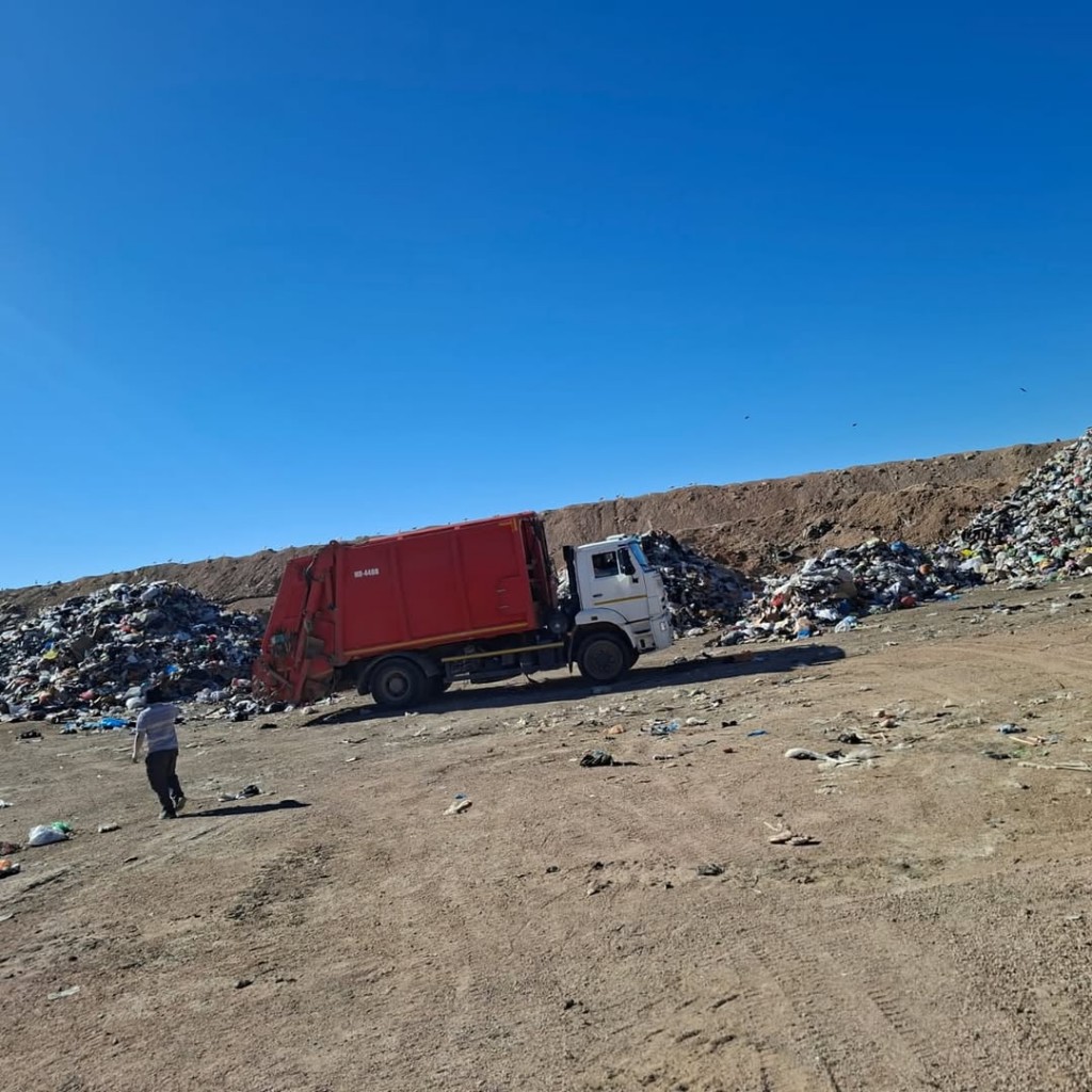 Нарушения хранения отходов стали причиной пожара на полигоне в Балхаше