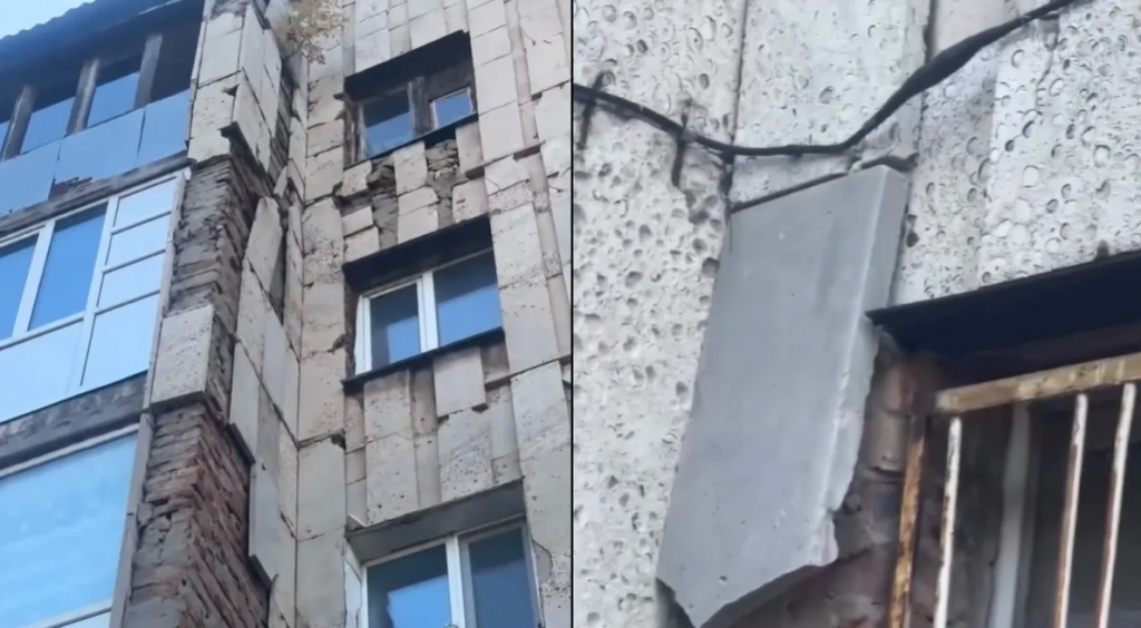 Пугающий фасад дома показали жители Караганды: что ответил акимат