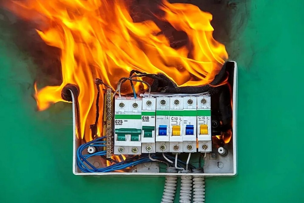 Трансформаторная подстанция горела в микрорайоне Голубые пруды в Караганде