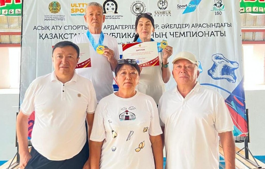 Темиртауские ветераны – чемпионы Казахстана по асық ату и бес асық