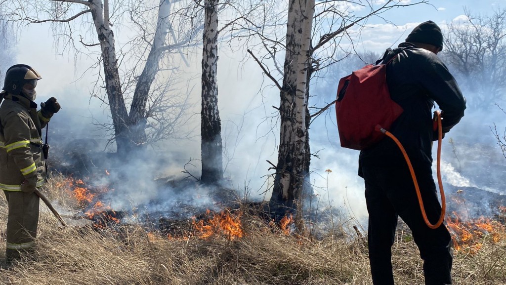 За прошедшие сутки спасатели Карагандинской области потушили 42 пожара