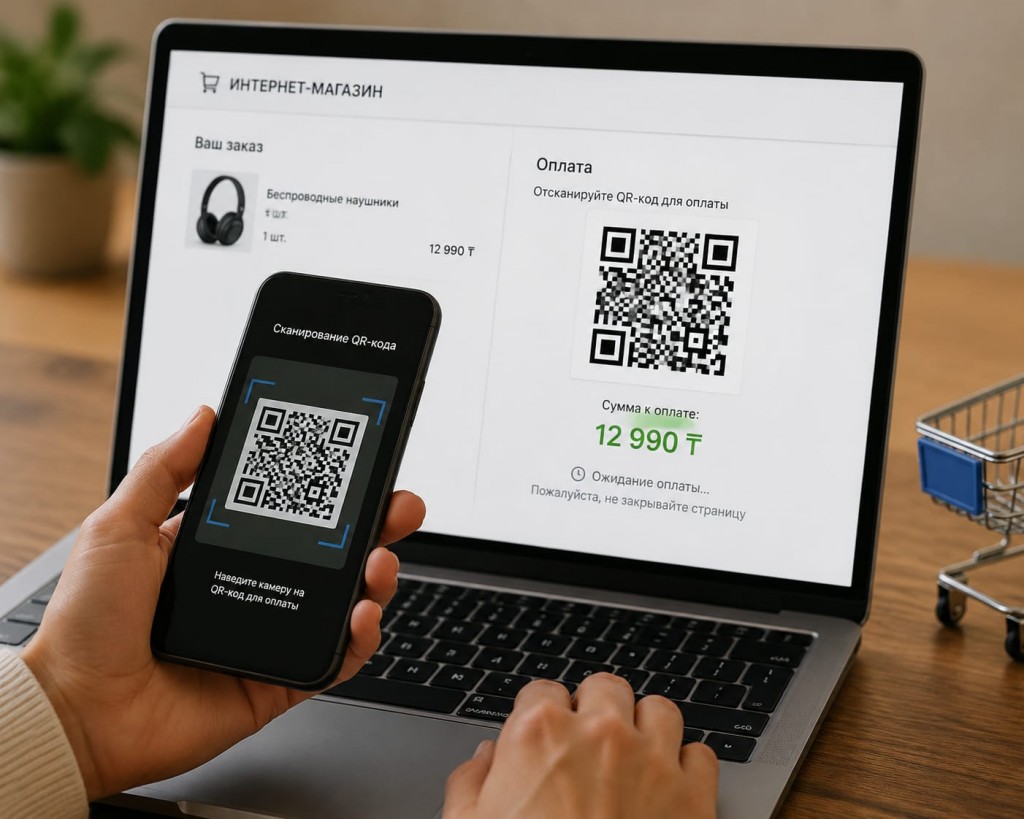 Оплата с помощью QR в интернет-магазинах появится в Казахстане