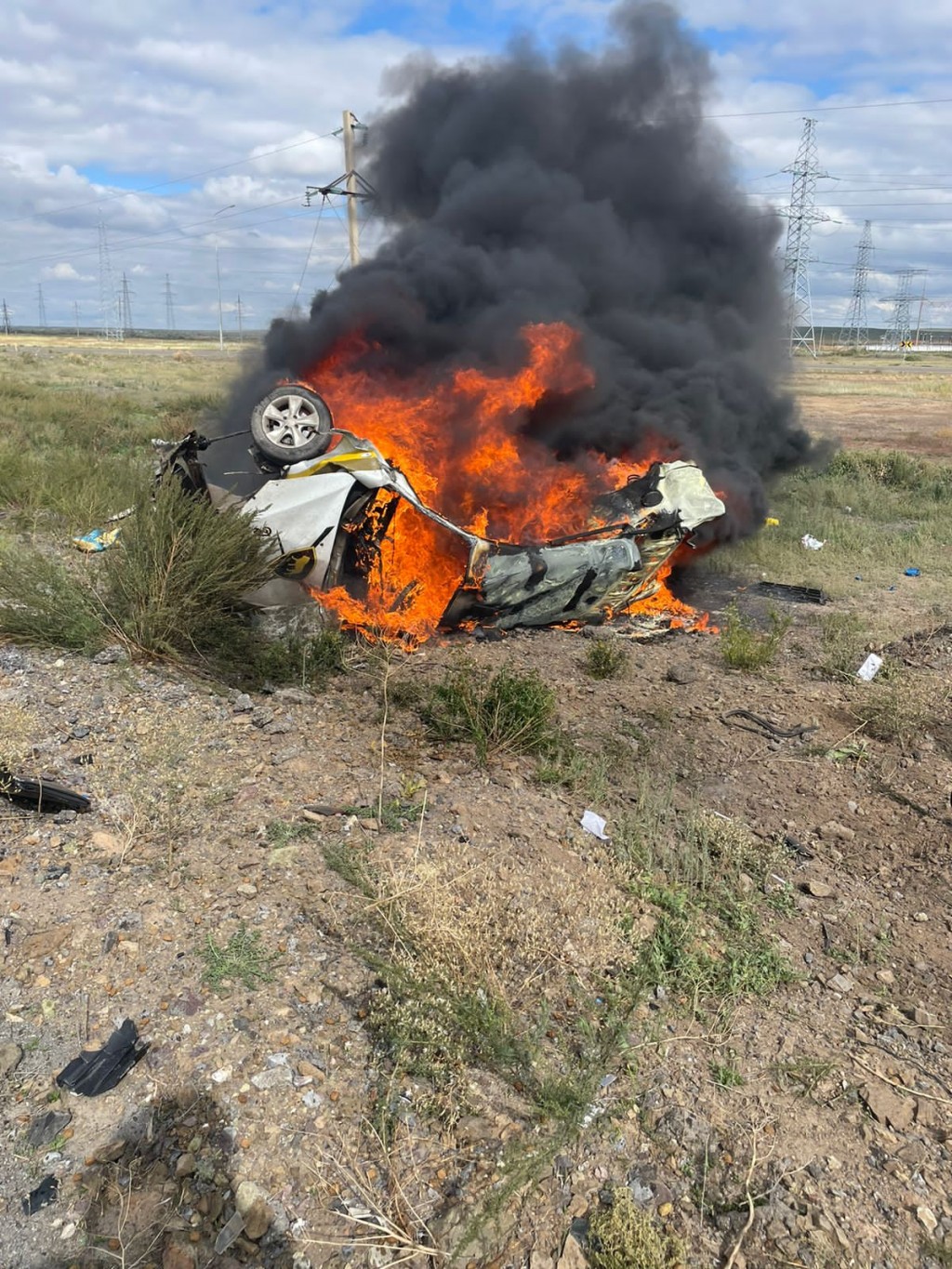 Разыскиваются очевидцы аварии, случившейся на дороге Восточный обход Караганды