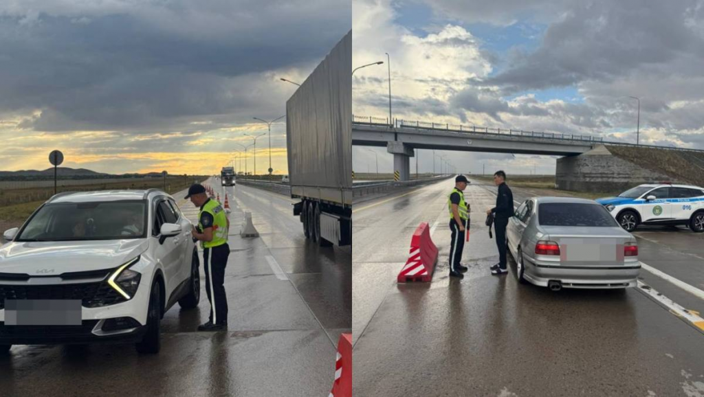 На участке трассы Астана – Караганды введено ограничение скорости