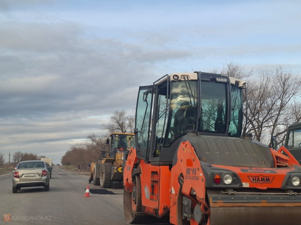 В Караганде началась реконструкция объездной дороги Майкудука