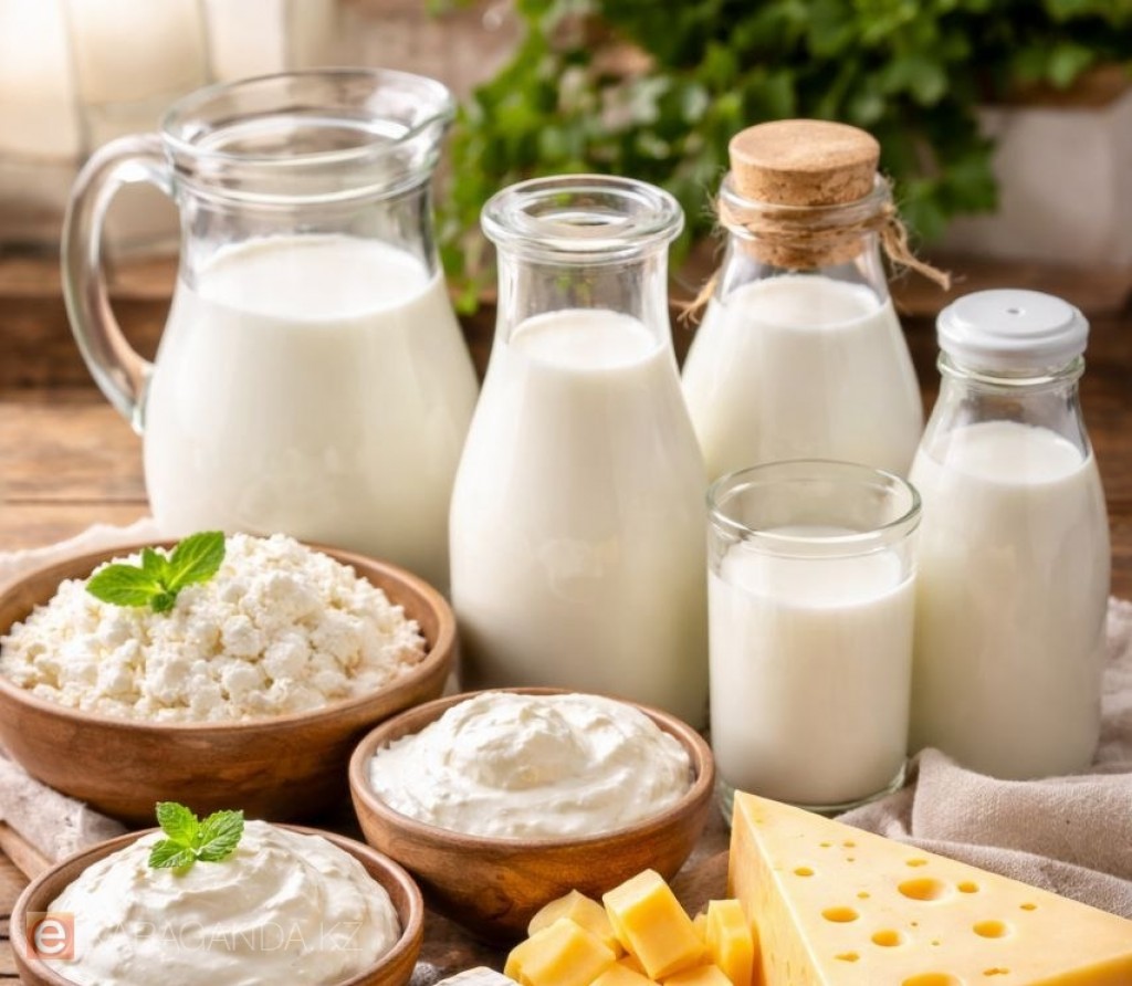 Где молоко дешевле всего в Казахстане