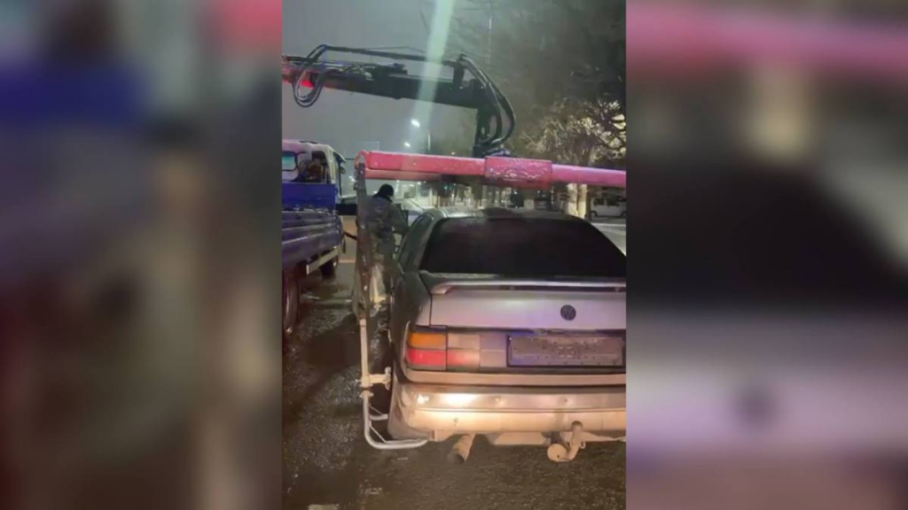 Пьяный водитель, совершивший несколько правонарушений, задержан в Караганде