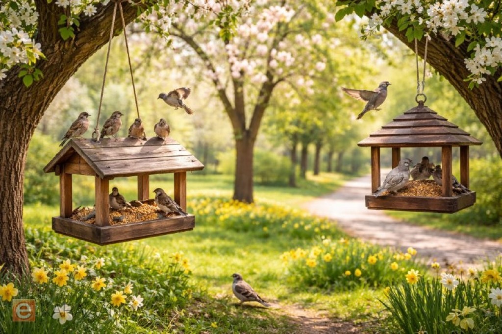 Неліктен көктемде құс қоректендіргіштерді алып тастау керек