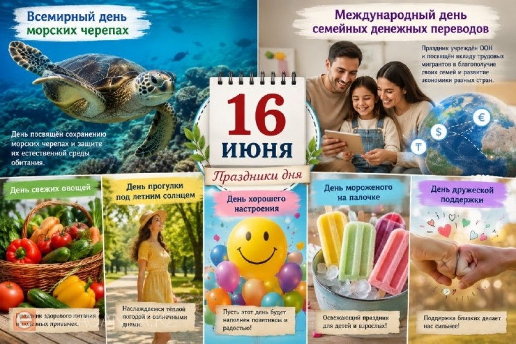 16 июня: день науки о морских черепахах, памятные даты и события дня