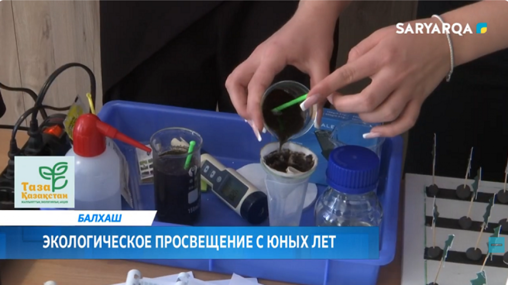 Балқашта оқушылар экологиялық бастамаларды белсенді жүзеге асыруда