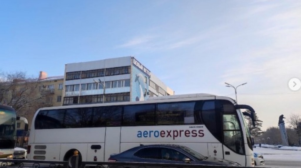 В Караганде количество автобусов Аэроэкспресса сократили до одного