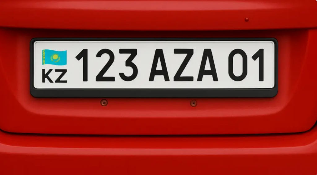 В Казахстане появится новый тип автомобильных номеров: названы все цены
