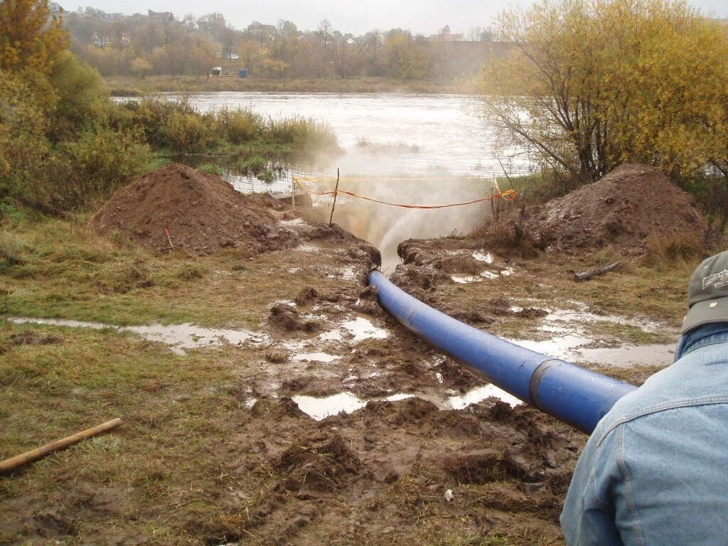 К ремонту поврежденного дюкера в Темиртау обещают приступить в ближайшие дни