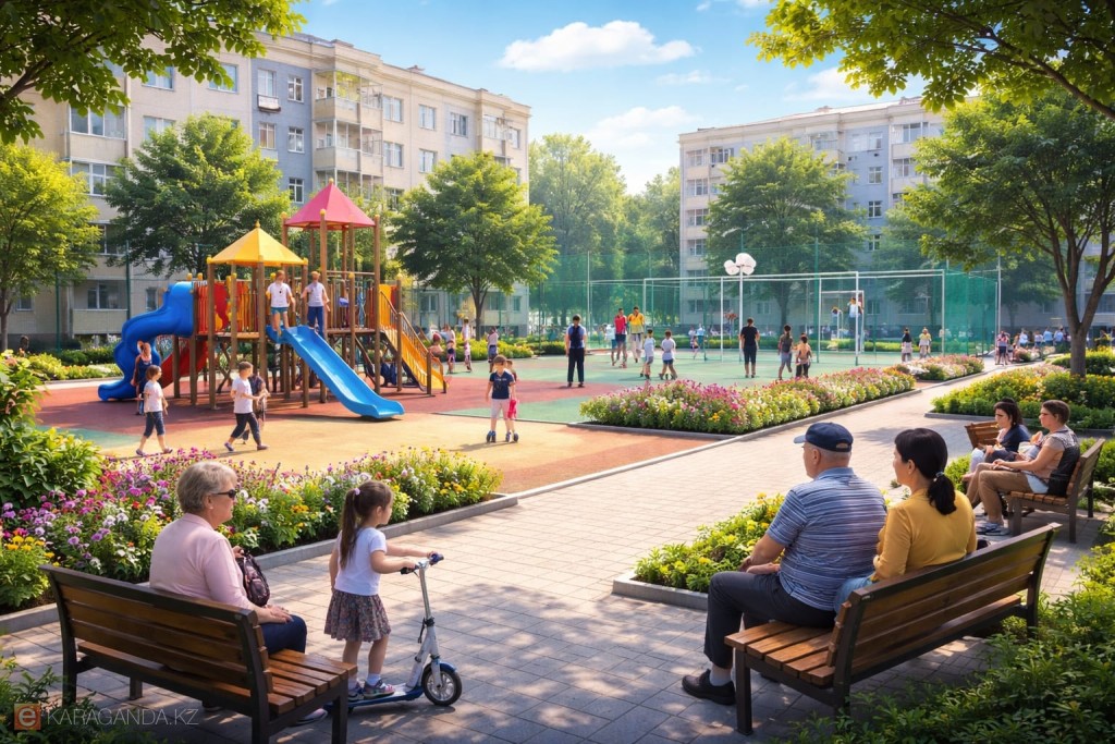 В Темиртау на благоустройство дворов потратят более миллиарда тенге