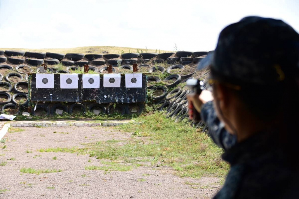 Соревнования по стрельбе прошли в ДП Карагандинской области