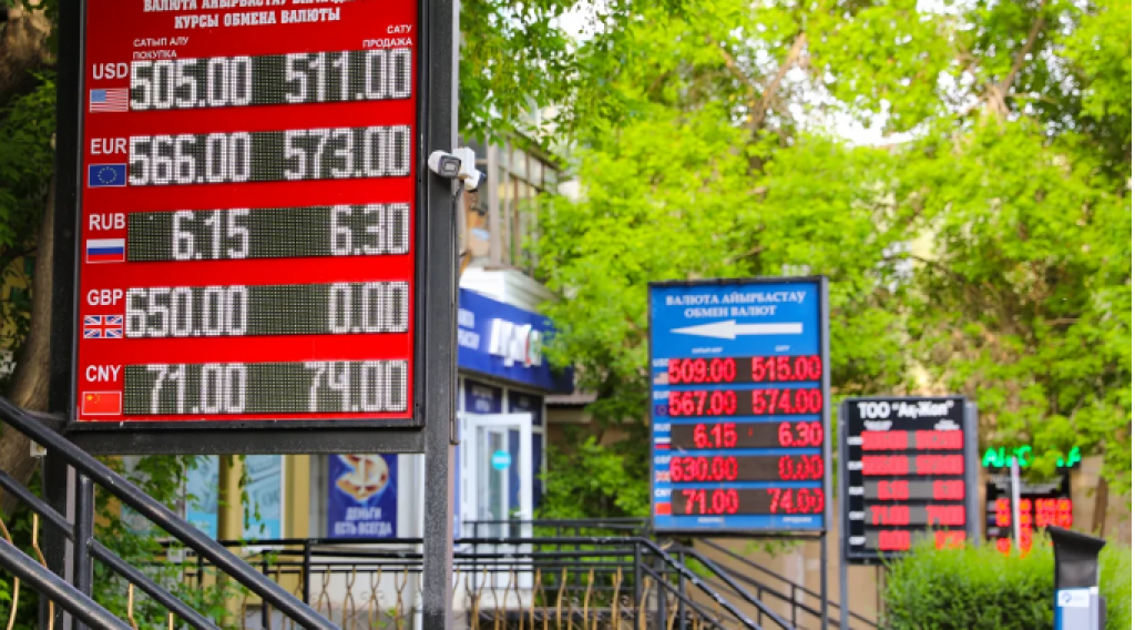 Запрет на уличные графики с курсами валют тестируется в Казахстане