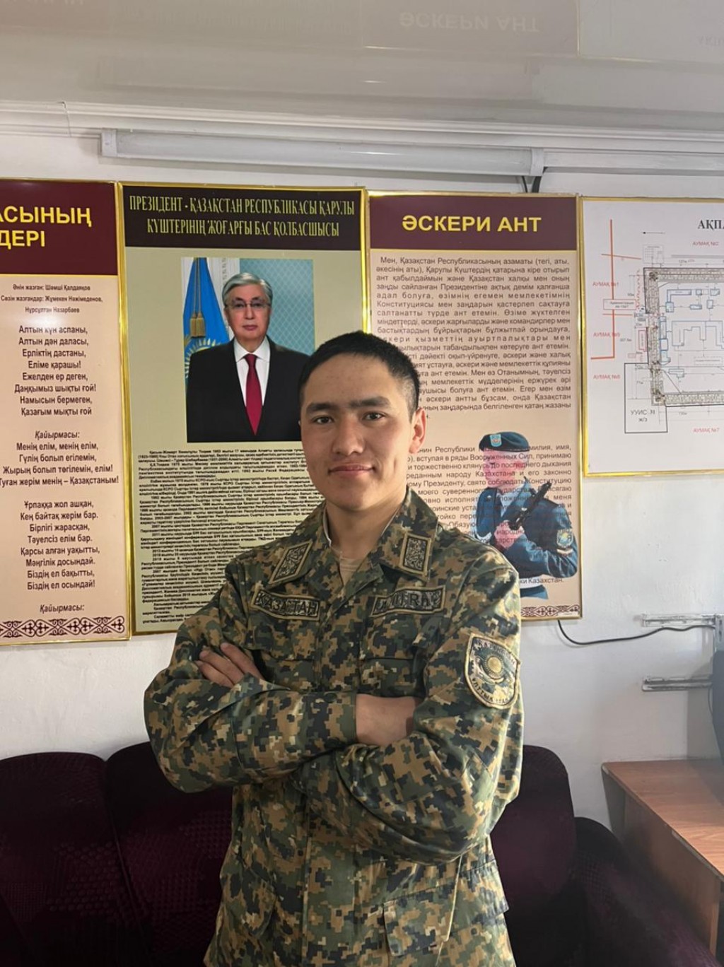 В Караганде в части 6505 служит солдат, который умеет имитировать звуки животных и птиц