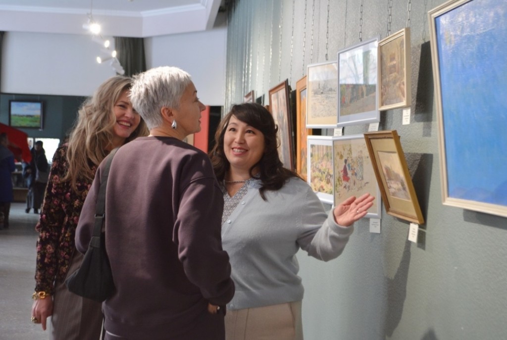 Қаланың алғашқы суретшілерінің жұмыстары Қарағандыда қойылған