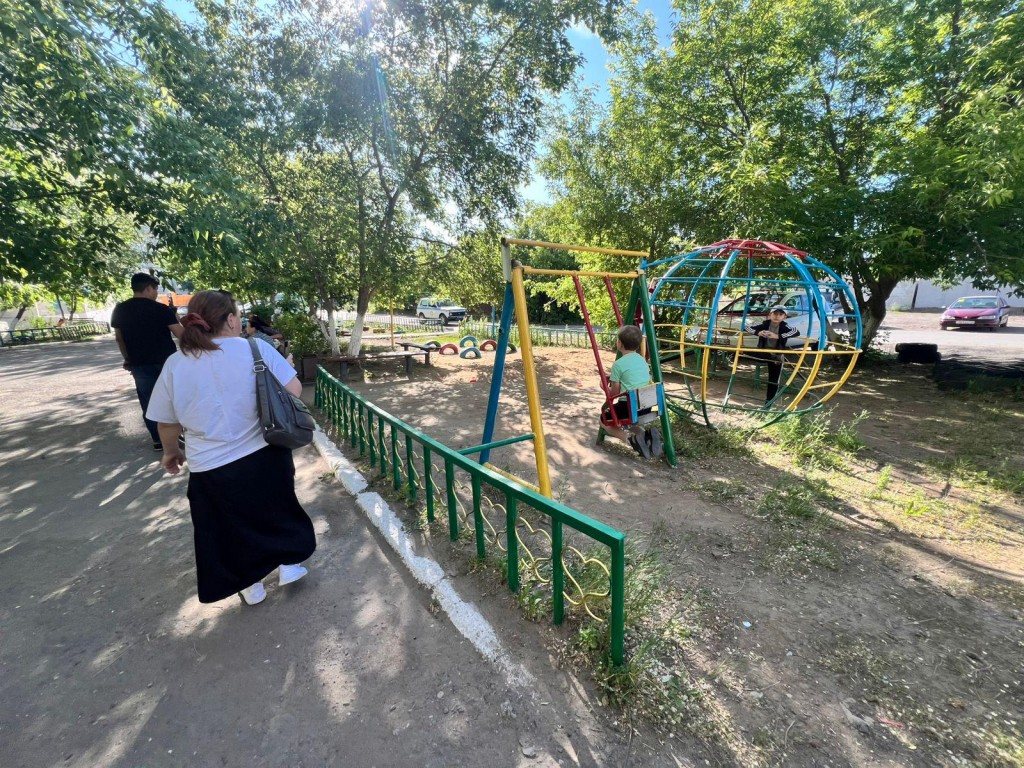 В Караганде в районе А. Бокейхана выбрали «Лучший двор»
