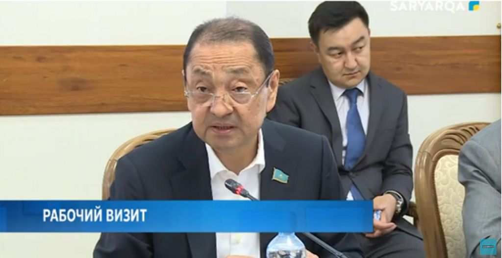 Карагандинскую область с рабочим визитом посетил депутат Сената Парламента Республики Казахстан Серик Утешов