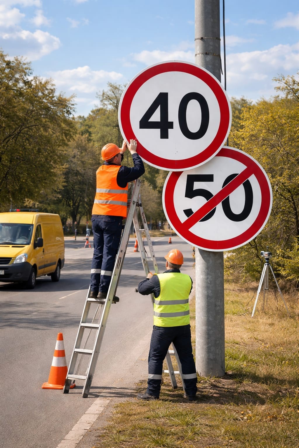 В Темиртау на одной из улиц снизили скоростной режим