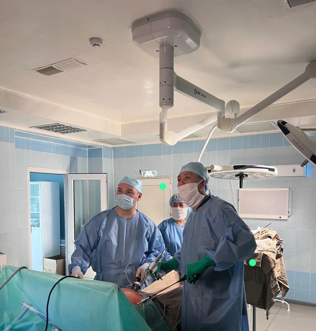 Опухоль лёгкого удалили жителю Карагандинской области современным способом