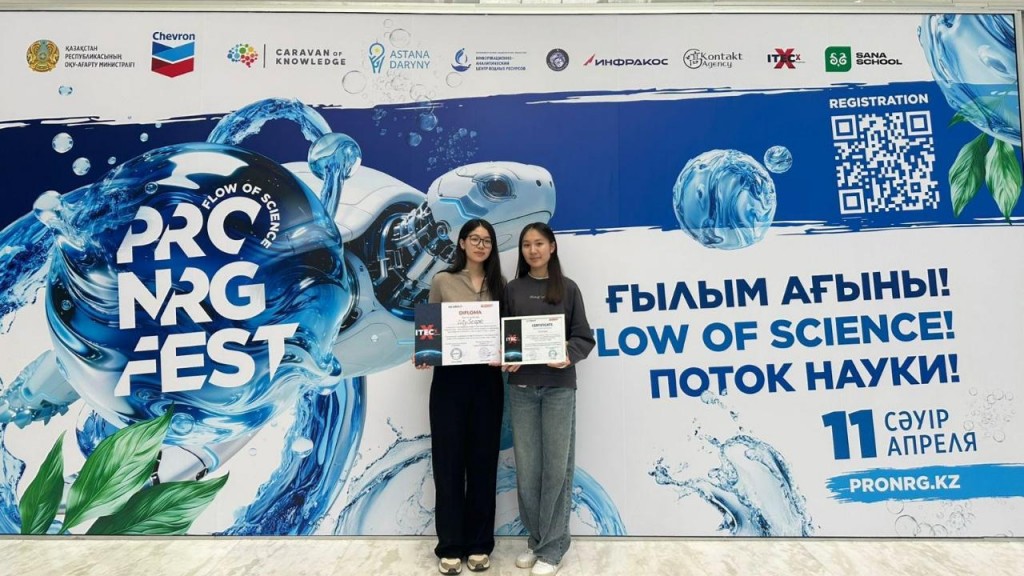 Школьницы из Караганды представят проект доступной среды на хакатоне в Италии