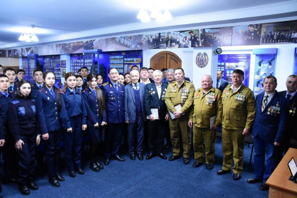 Воинов-интернационалистов чествовали в ДП Карагандинской области