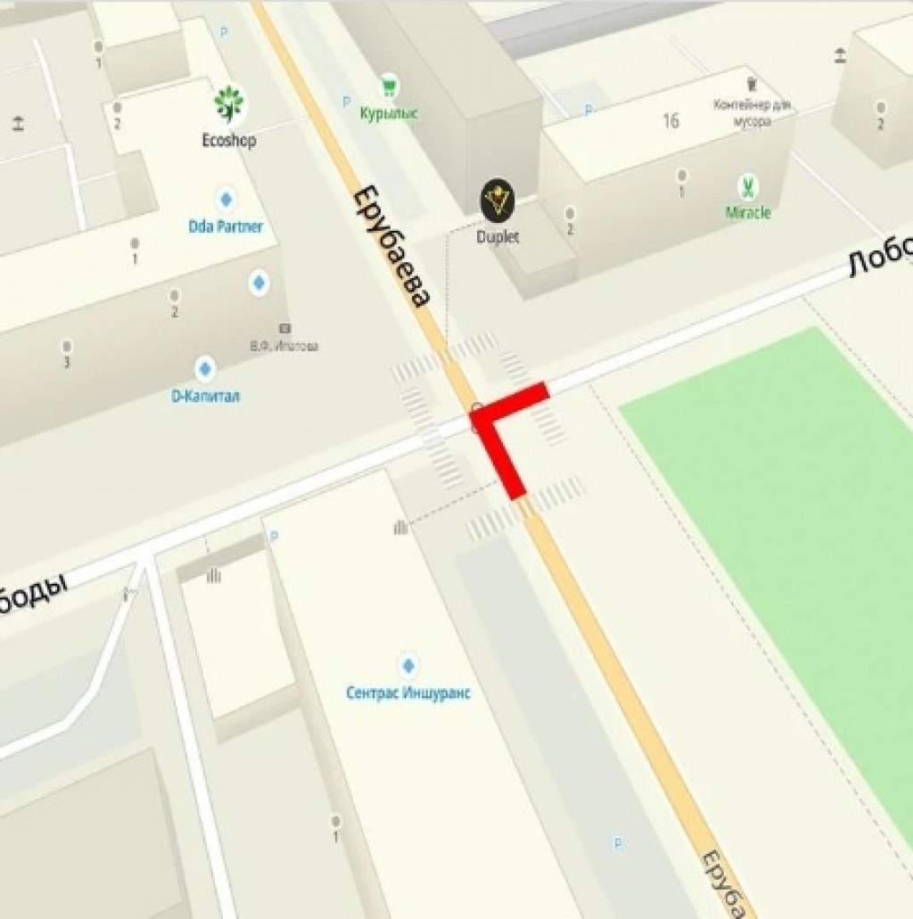 Из-за ремонта тепловой сети в Караганде перекроют участок дороги