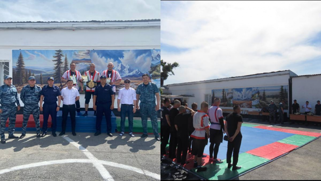 Соревнования по қазақша күрес прошли в колонии Караганды