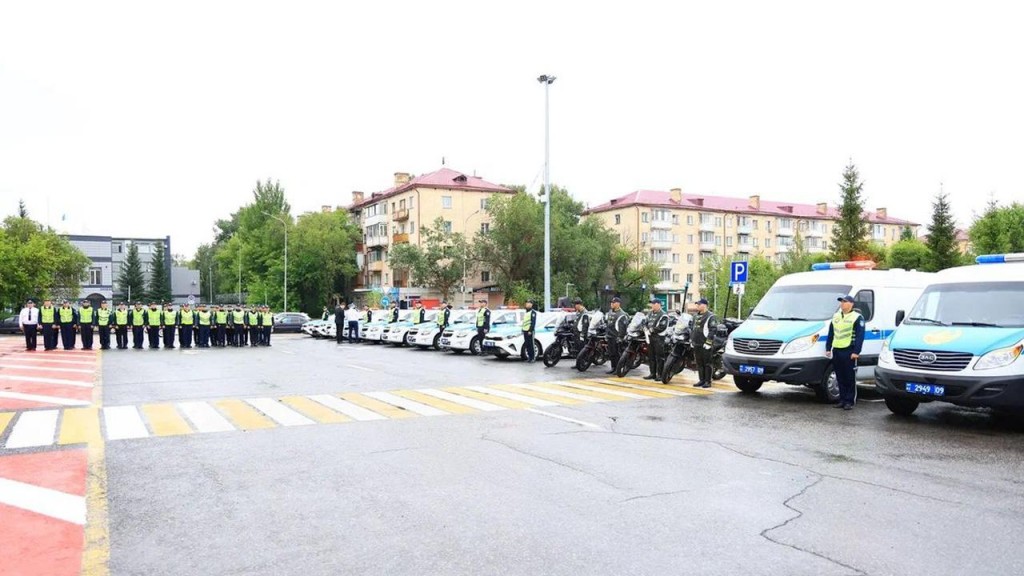 Полицейским Карагандинской области выдали новую спецтехнику