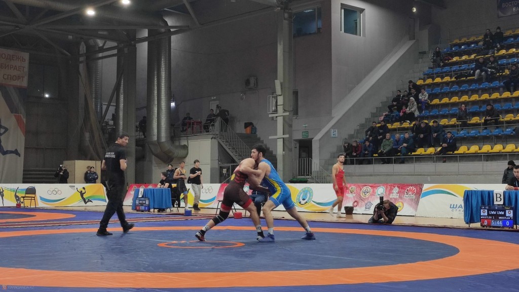 В Караганде проходит турнир по трем видам борьбы памяти Нуркена Абдирова