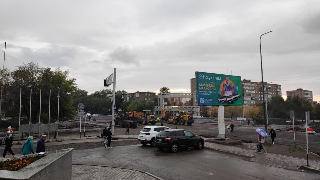 В Темиртау открыть для проезда перекрёсток Мира – Металлургов обещают уже завтра